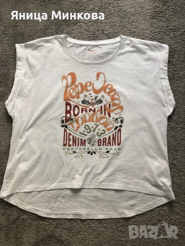 Дамска тениска Pepe Jeans, снимка 4 - Тениски - 50506672