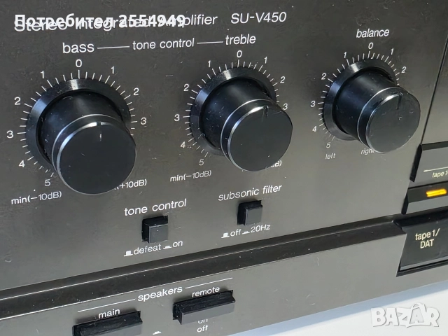 Technics SU-V450 stereo integrated amplifier, снимка 6 - Ресийвъри, усилватели, смесителни пултове - 52751195