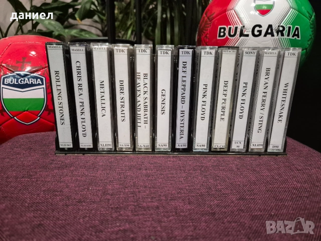 Аудио касети с рок музика - Deep Purple, Whitesnake, Rolling Stones, Metallica, Black Sabbath и др.