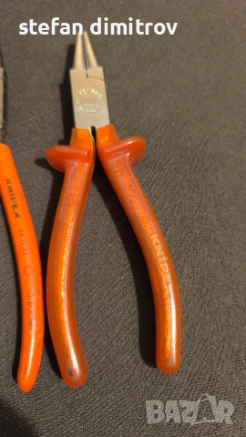 Knipex зегер клещи и Клещи със заоблени челюсти хромирани 160 mm, 22 06 160, KNIPEX , снимка 6 - Клещи - 53665945