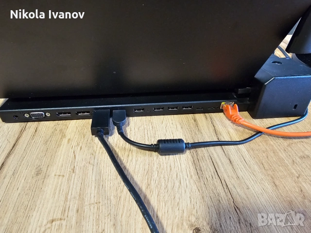 Lenovo ThinkPad Ultra Docking Station 40AJ за T480, T580, T590, T495, L480, P43s P52s P53s и други, снимка 8 - Лаптоп аксесоари - 53667965
