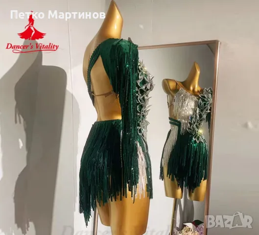 Рокля за спортни танци- латина, снимка 5 - Детски рокли и поли - 55777394