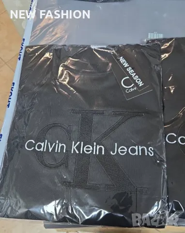 Дамски Памучни Комплекти - лого Бродирано ✨ Calvin Klein , снимка 3 - Комплекти - 49025652