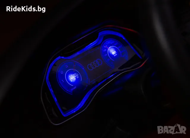 Луксозна детска акумулаторна кола AUDI RS Q8 – Червена, с дистанционно и LED светлини, снимка 14 - Детски велосипеди, триколки и коли - 49964299