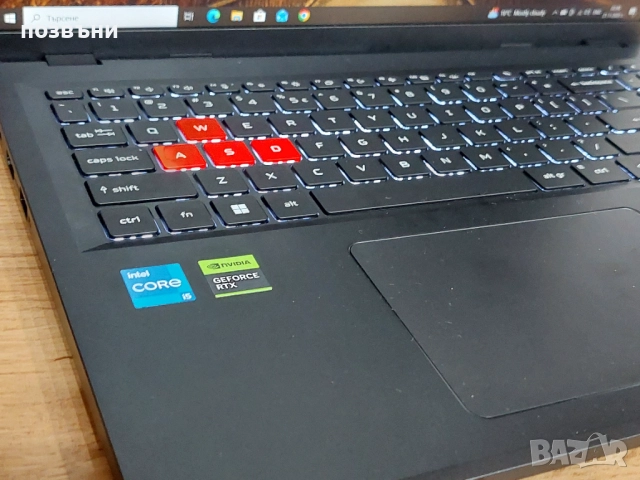 Чисто нов геймърски лаптоп Acer Nitro Lite 16 NL16-71G Core i5-13420H, RTX 3050 6GB, 16GB RAM, 512GB, снимка 3 - Лаптопи за игри - 52497777