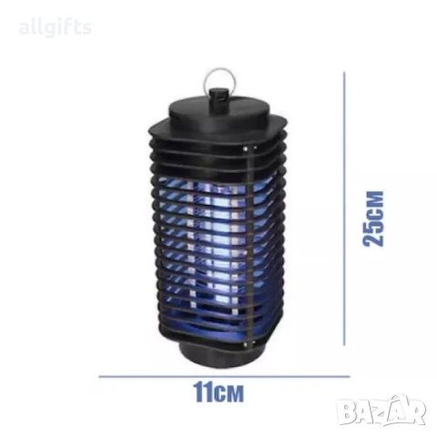 Ултравиолетова лампа против комари и други насекоми LM-3B, UV Lamp, Черна, снимка 5 - Други стоки за дома - 41185798