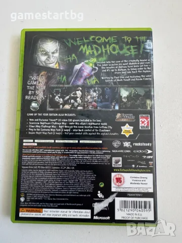 Batman Arkham Asylum - Game Of The Year Edition за Xbox 360, снимка 2 - Игри за Xbox - 49599489