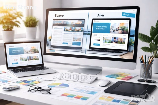 Редизайн на сайт – модерен вид, повече клиенти