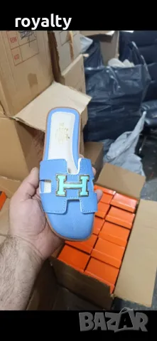 Hermes дамски чехли Различни цветове , снимка 7 - Чехли - 50131949