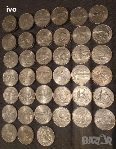 Американски.... GUARTER DOLLAR . 