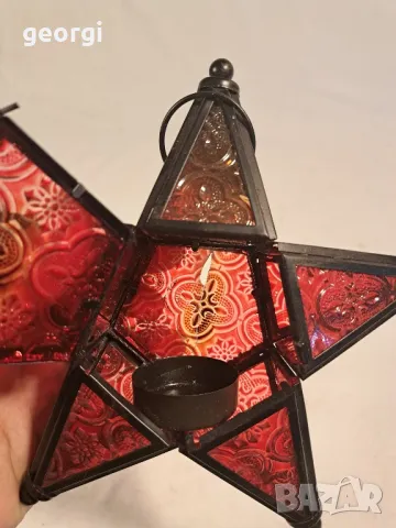 коледна витражна звезда , снимка 5 - Декорация за дома - 48265777