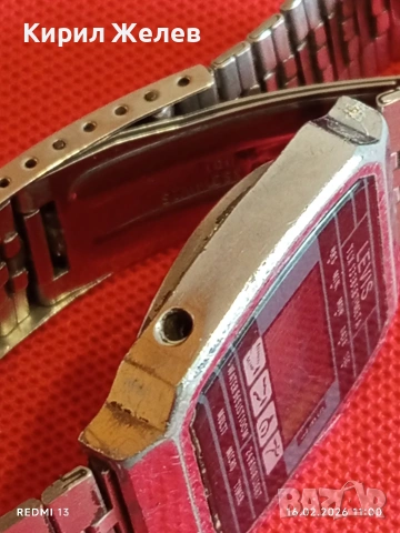 Винтидж електтронен часовник LEVIS мъжки рядък за КОЛЕКЦИЯ 51882, снимка 7 - Мъжки - 53492171