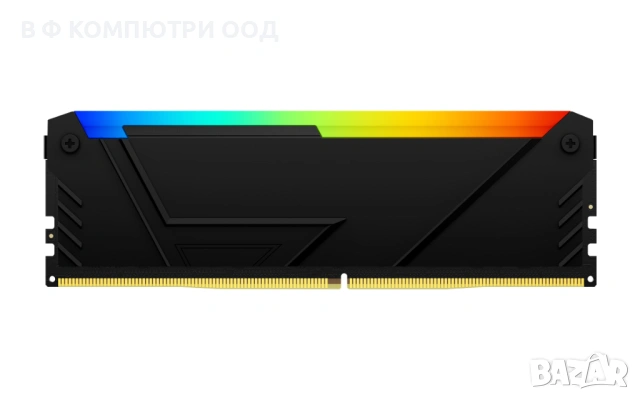 Памет Kingston FURY Beast Black RGB 16GB(2x8GB) DDR4 3200MHz CL16, снимка 3 - RAM памет - 53139702