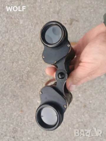 Ww2 HUET PARIS Trinotix бинокъл 1935г със скала военен, снимка 4 - Антикварни и старинни предмети - 48436870