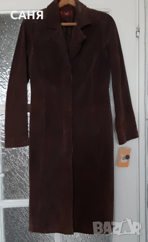 Ново дълго манто-100%велурл