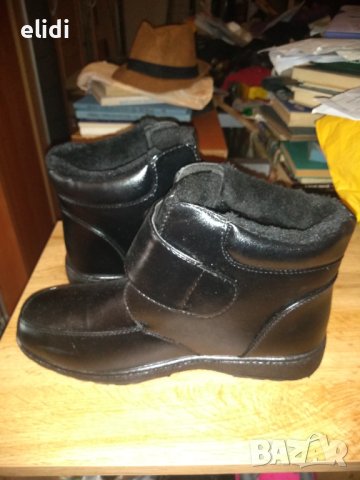 НОВИ Черни боти еко кожа ном. 41, снимка 3 - Дамски боти - 42212602