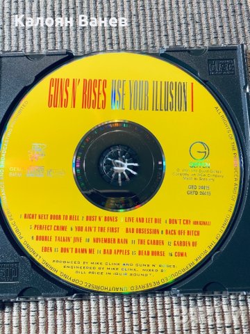 GUNS N ‘ ROSES-cd, снимка 12 - CD дискове - 38709436