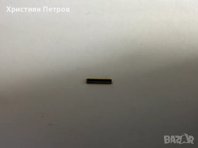 Конектор / Букса 40 pin мъжки на лентовият кабел за Huawei P30, снимка 2 - Резервни части за телефони - 47408298