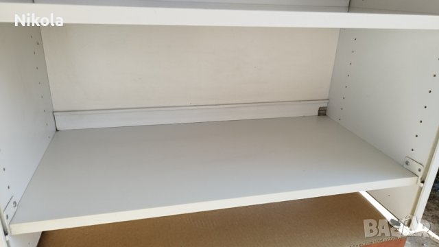 Офис шкаф - шкафче с ролетна щора бял 80/40/72см, снимка 6 - Шкафове - 41640718