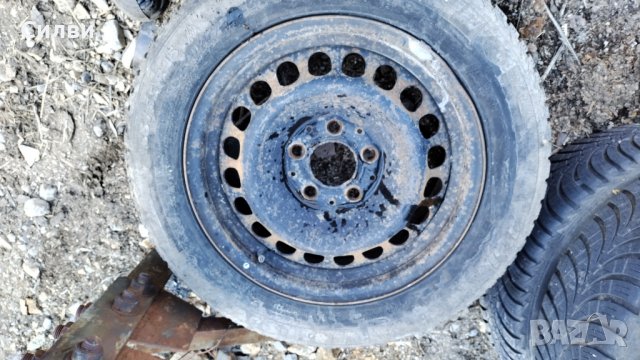 Железни Джанти R15 5x112 66.6 за Мерцедес от Mercedes Р 15 цола гуми 185/65 15ки, снимка 4 - Гуми и джанти - 35849175