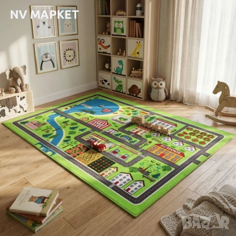 Детски килими, различни модели 120×160см,противоплъзгащи,миещи се, снимка 12 - Други - 53873965
