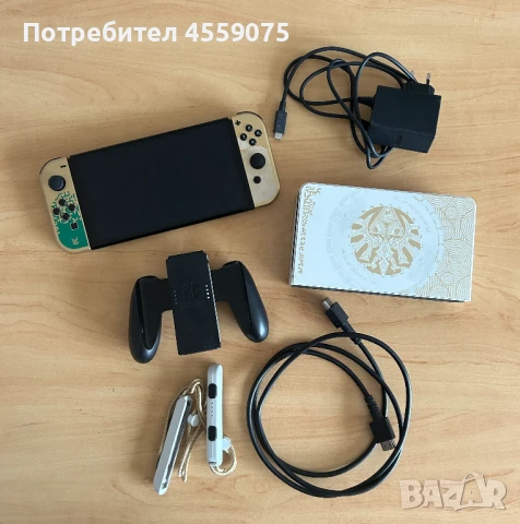 Nintendo Switch OLED Zelda Edition + Игри