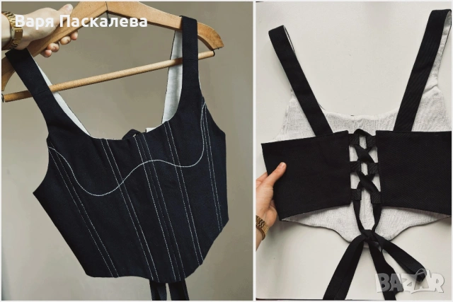 Дънков корсет Zara, S/М-размер