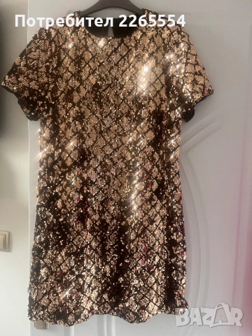 Дамска,бляскава рокля,ХЛ