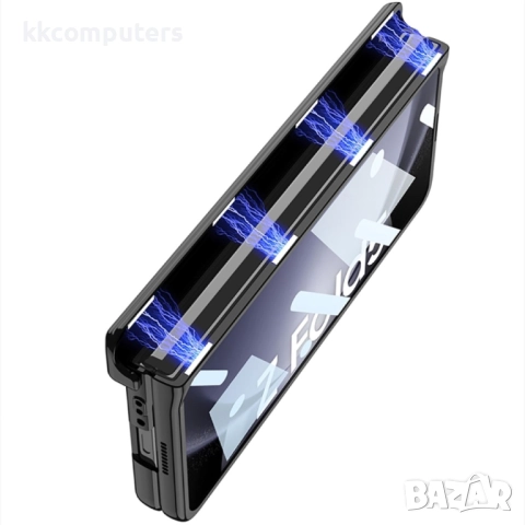 Samsung Galaxy Z Fold5 GKK Integrated Magnetic /View Window Калъф и Протектор, снимка 3 - Калъфи, кейсове - 52382159