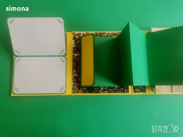 Скрапбук албум,, Coffee", снимка 4 - Други - 41337232