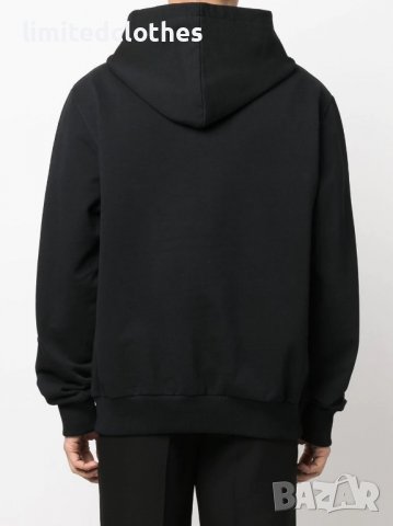 BALMAIN Black Gold Foil Logo Print Мъжко Горнище тип Суичър size L и XXL, снимка 3 - Суичъри - 38883671