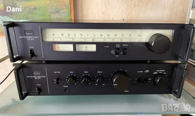 Усилвател Sansui AU-217 и тунер Sansui TU-217, снимка 1 - Ресийвъри, усилватели, смесителни пултове - 48852405