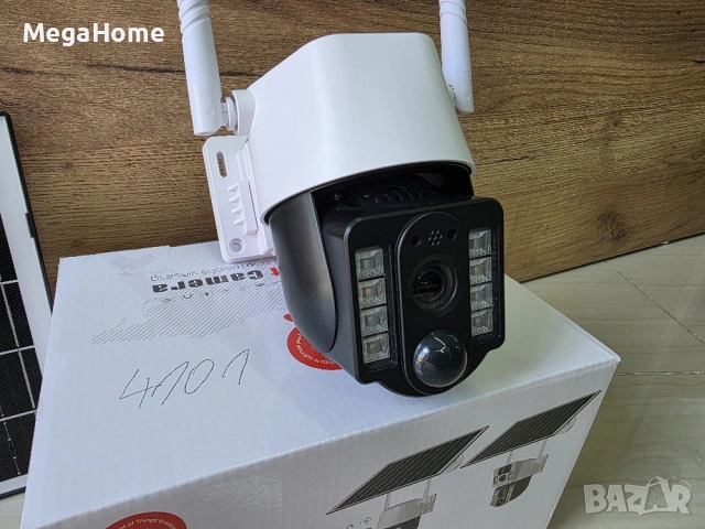 Автономна Соларна 4G Камера V380Pro за наблюдение, WIFI, HD, SIM, снимка 3 - IP камери - 53241977