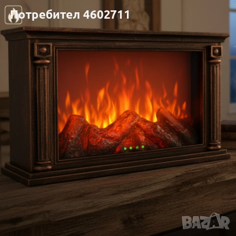 LED камина с ефект на тлеещи въглени – безопасна и стилна атмосфера у дома, снимка 6 - Лед осветление - 51925537