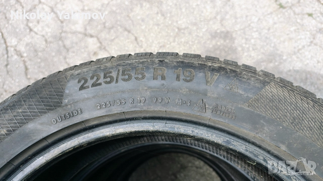 Continental Wintercontact TS850P 225/55/19 99V, снимка 4 - Гуми и джанти - 52689129