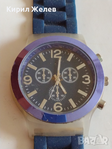 Модерен мъжки часовник с силиконова каишка много красив стилен дизайн - 3256, снимка 2 - Мъжки - 36216132