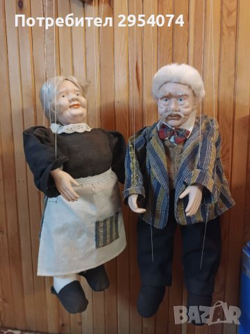 Порцеланови кукли баба и дядо 65лв, снимка 1 - Колекции - 41484798