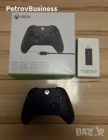Безжичен контролер Microsoft - Black (Xbox One/Series S/X)