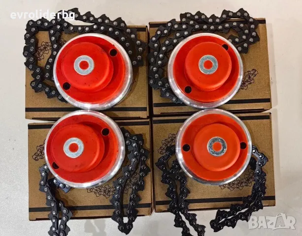 ШОК ЦЕНА!!! УНИВЕРСАЛНА МЕТАЛНА ГЛАВА С ВЕРИГА ЗА ТРИМЕРИ., снимка 3 - Градинска техника - 49300593