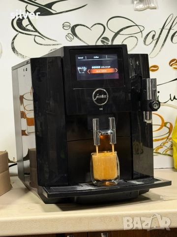 Кафемашина кафе автомат JURA S8 PIANO BLACK с гаранция, снимка 2 - Кафемашини - 52645904