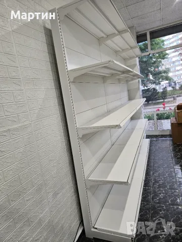 Метален стелаж за магазин, снимка 3 - Стелажи и щандове - 56247543