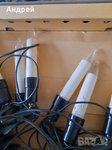 Стари лампи,лампички за елха Christbaum-Kette, снимка 6 - Други ценни предмети - 50433918