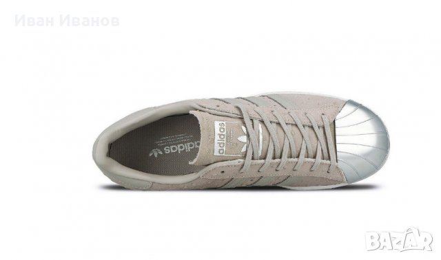 кецове /маратонки ADIDAS SUPERSTAR 80S METAL TOE  номер 39-39 1/3, снимка 6 - Маратонки - 39024527