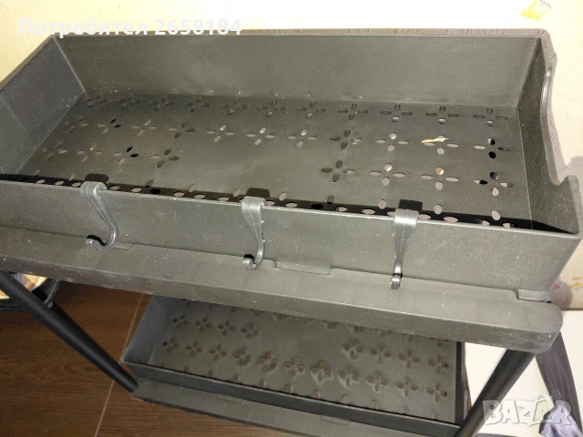 Етажерка с 2 издърпващи рафта, снимка 4 - Други - 53211741