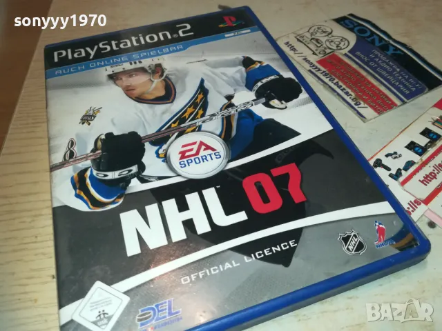 SONY PS2 GAME NHL07 2610241934, снимка 2 - Игри за PlayStation - 47729016