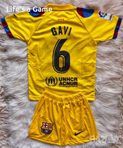 Детско - юношески футболен екип Барселона Гави  Barcelona Gavi , снимка 2 - Детски комплекти - 40999064