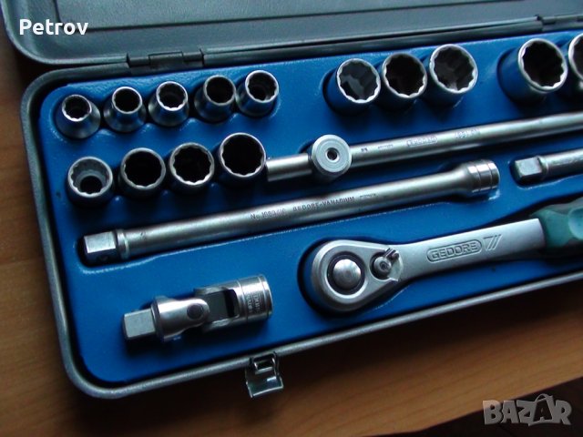 GEDORE - 1/2" PROFI Гедория !! новата версия !! вложки 10 - 32 mm !! ORIGINAL GEDORE GERMANY !!!!!, снимка 2 - Гедорета - 31157166