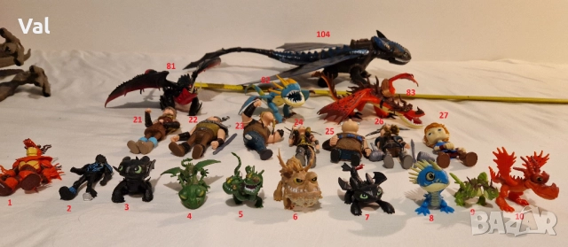 Фигурки на дракони „How To Train Your Dragon“ и Динозаври, снимка 9 - Фигурки - 50407656