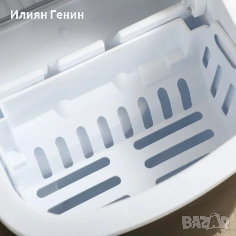 HOMCOM Ледогенератор, 29,4 см x 22,2 см x 29 см, черен, снимка 6 - Други - 52024493