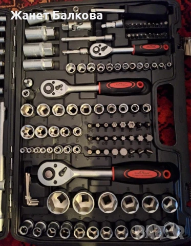 Куфар с инструменти Гедоре 172 части с 3 броя тресчотки, снимка 8 - Гедорета - 50693378